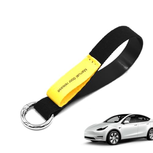 Sangle de poignée de porte de voiture – Sangle colorée de sécurité vive, dispositif de libération de d'urgence, extracteur de porte arrière solide,...