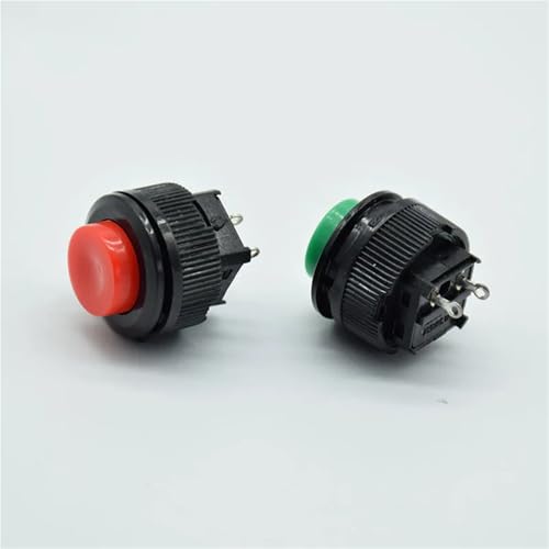 Interruptor de boton de 16mm con enclavamiento DS-510 de 250V 1A CA 2