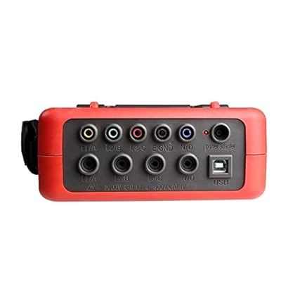 ETCR5000 Power Quality Analyzer 3 Phase Multi-Functional Power Quality Monitor with 4pcs ETCR040B Current Clamps Sensor Range 0.10A~100A