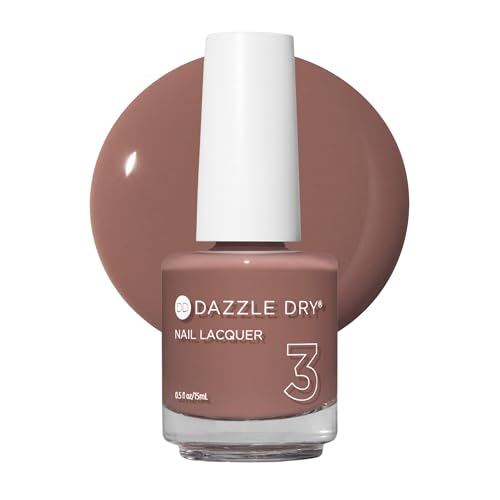 Dazzle Dry Nail Lacquer, Step 3 – Your Nails, But Better (0.5 fl oz) | A Toffee Beige · Semi-Sheer · Cream Finish · Quick-Dry