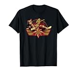 Marvel Captain Marvel Star Symbol and Goose the Cat T-Shirt