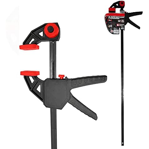 2pc 36-Inch/900mm Quick Clamp Heavy-Duty Bar Clamps Set for Woodworking One-Handed Clamp/Spreader Wood Clamps Set, Light-Duty Quick-Change Clamp Cover
