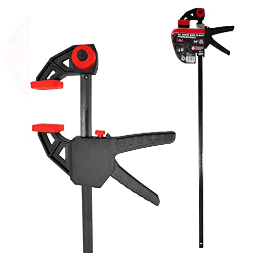 2pc 36-Inch/900mm Heavy-Duty Bar Clamps Set for Woodworking - One-Handed/Spreader Quick Clamp/Change Set