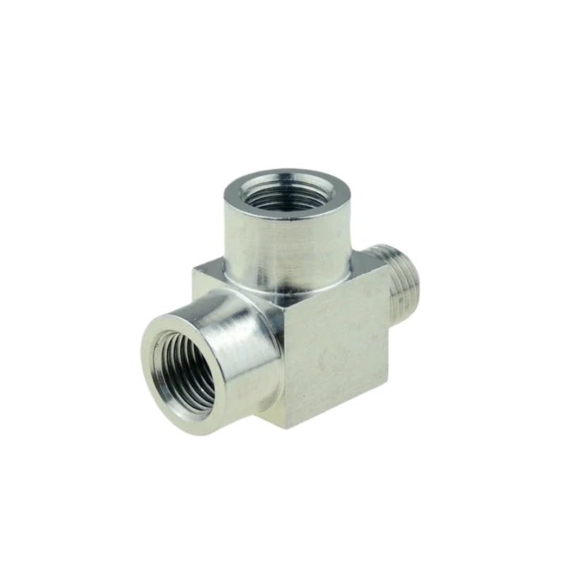 Raccord en T en acier inoxydable 304 femelle mâle 3/8 fileté pour haute pression