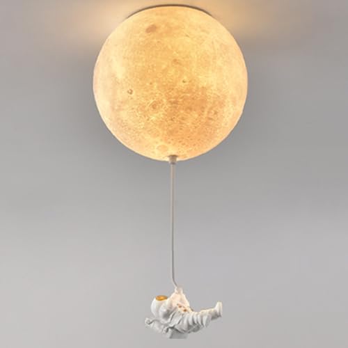 Suspension astronaute chambre enfant pour créer une décoration spatiale magique avec lune 3D