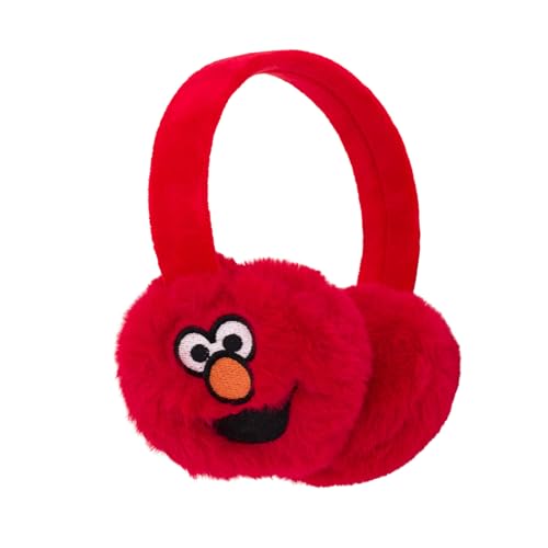 Sesame Street Elmo One Size Toddler Faux Fur Ear Muffs Red OS Toddler