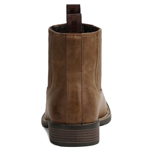 Image of IUV Cowboy Boots For Men Square Toe Ankle Boots