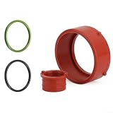 Turbo-Entlüftungsdichtungs-Set mit O-Ringen für Mercedes-Benz OM642 3.0L V6 Diesel, hitzebeständige Gummidichtungen, ersetzt A6420940080 A6420940580, 4 Stück