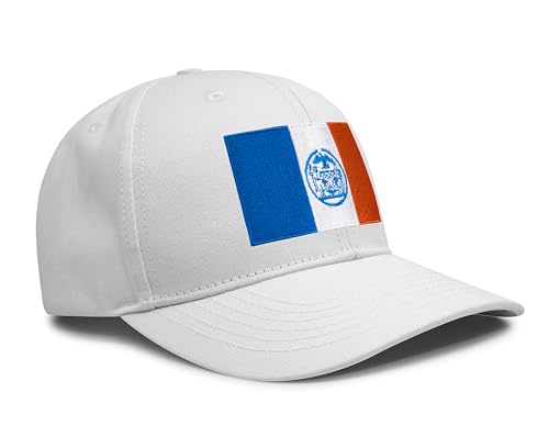 Image of International Tie City Hat for Men and Women, Adjustable Snapback Trucker Baseball Cap with Embroidered Patch