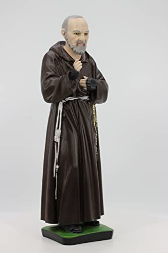 Estatua Padre Pio 16 pulgadas miniatura 3