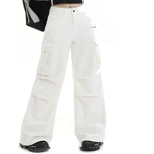 Women's Cotton Casual Work Pants with Pockets