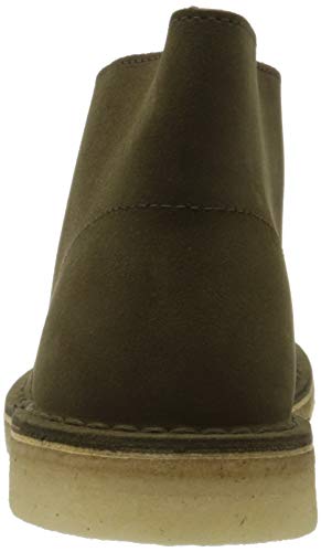 Image of CLARKS Men's Desert Boot Chukka Boot, Black Leather, 13 M US