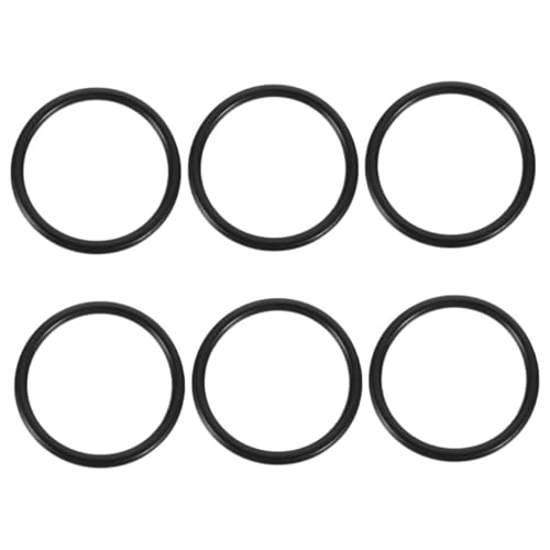 Yardwe 6pcs Rubber Bowl Mat Gasket for Singing Bowl Replacement Ring Non-slip Design for Crystals