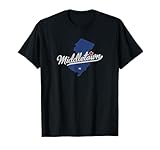 Middletown New Jersey NJ Map T-Shirt
