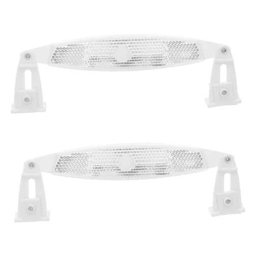 OSOLADY 1Pair Bicycle Reflectors Pack Fit Night Safety Reflectors for Bikes Lightweight Durable Design Easy Installation for Mountain Road Bikes