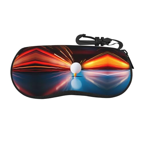WZYCWB ping-pong Soft shell convenient glasses bag, ultra-light soft cosmetic bag wallet jewelry bag, unisex sunglasses case,
