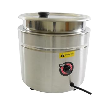 FSE 373-TG-SEJ38000C Soup Warmer, 10.5 Qt, Stainless Steel, 120V