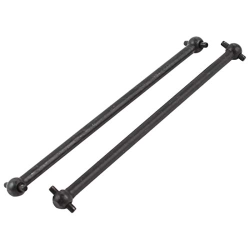 Aexit 2PCS Metal Electrical equipment Drive Shaft 90mm Dogbone for 1/10 RC Model Fuel Cars