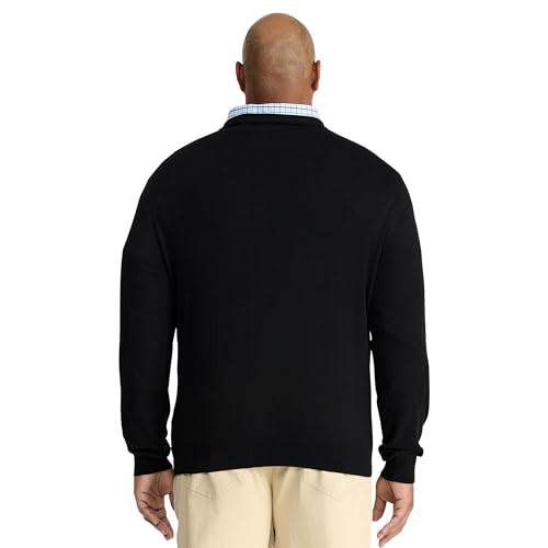 IZOD Men's Big and Tall Premium Essentials Solid V-Neck Sweater4