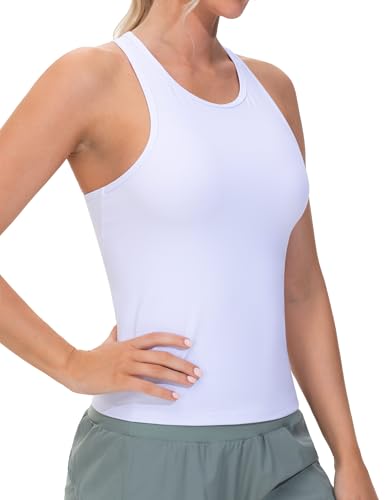 THE GYM PEOPLE Damen Sport Tank Tops Schmale Passform Ärmellos Basic Racerback Fitness Oberteile Sommer Laufen Yoga Shirts THE GYM PEOPLE Damen Sport Tank Tops Schmale Passform Ärmellos Basic Racerback Fitness Oberteile Sommer Laufen Yoga Shirts