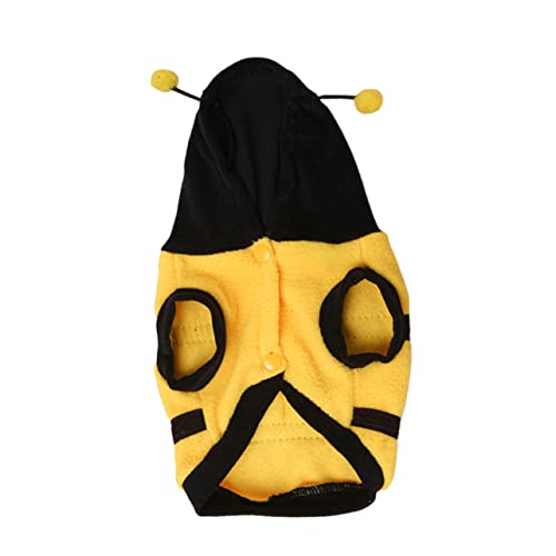 Disfraz Abeja para Perros POPETPOP Talla 6 Amarillo