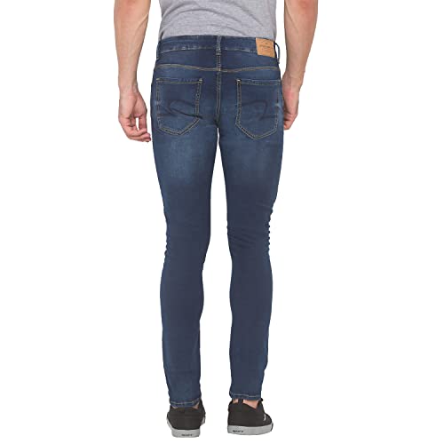 Image of spykar Men's Cotton Supper Skinny Low-Rise Jeans (SS-01BB-02)