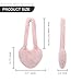 LA CARRIE Women's Faux Fur Heart Shaped Shoulder Bags Crossbody Bag Fluffy Handbags Furry Y2k Tote Purses(Pink)