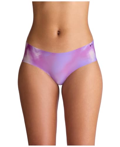 Image of Under Armour Women's 3-pack Pure Stretch No Show Hipster Underwear, All-day Comfort & Ultra-soft Fit