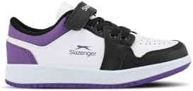 Slazenger PRINCE I Kız Çocuk Cırt Cırtlı Beyaz/Mor Günlük Spor Ayakkabısı - Görsel 1