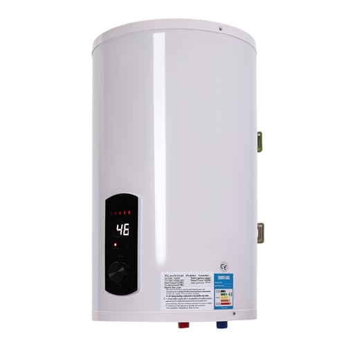 30L Durchlauferhitzer 25-75℃ Wasserboiler Dusche 2000W Warmwasserspeicher Elektrische Wasser-Durchlauferhitzer Boiler Elektro Speicher Heizung Tank-Wassererhitzer für Spüle