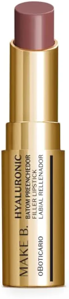 Boticario Batom Preenchedor Marrom Nude Chic Make B. Hyaluronic 3,4g