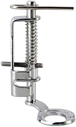 Large Metal Free Motion Quilting Darning Sewing Machine Presser Foot - Fits All Low Shank Singer, Brother, Babylock, Euro-Pro, Janome, Kenmore, White, Juki, New Home, Simplicity, Elna and More