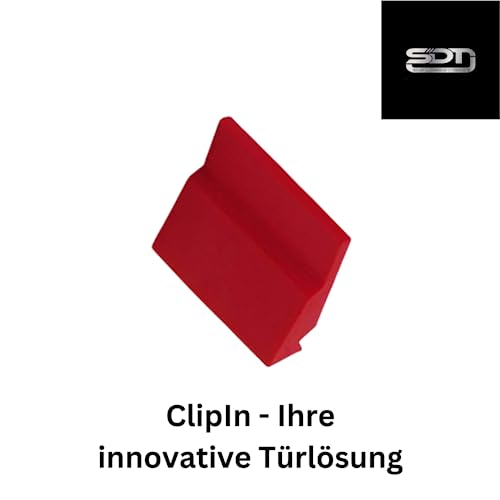 ClipIn Türlösung – Öffnen ohne Griffbetätigung – ideal zum Energiesparen, für Haustierbesitzer & Familien mit Kleinkindern – einfache Montage, hohe Qualität, Modell SDT34677-004