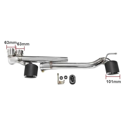 Embout échappement BMW E92 style 335i conversion silencieux double sortie
