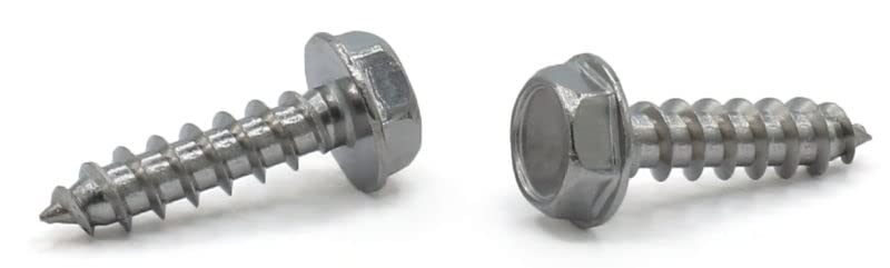 12 X 3/4 Self-Tapping Screws Unslotted / Hex Washer Head / Type A / Steel / Zinc / 4,000 Pc. Carton