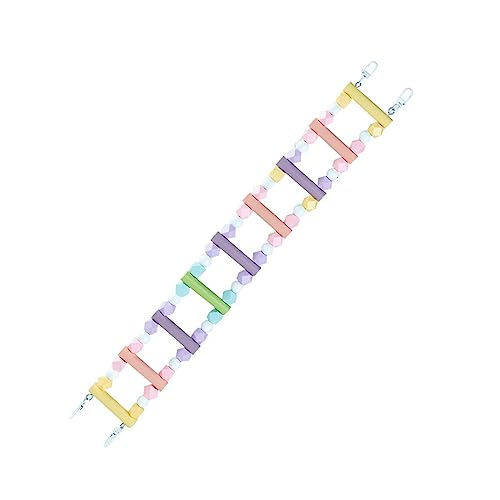 HERAON Parrots Ladder Scratcher Perch Stands Birds Stand Natural Wood Stick Grinding Branch Paw Climbing Standing