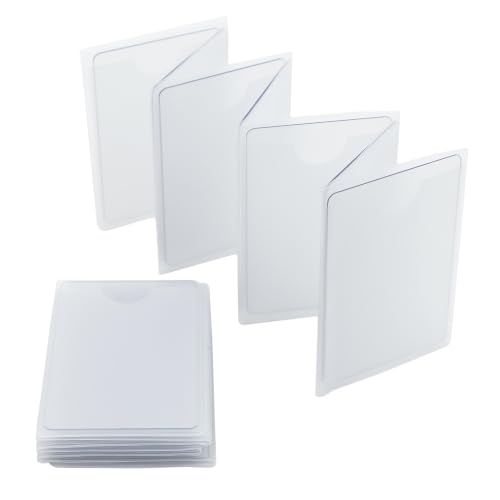 Image of AG Wallets Set of 2 Premium Clear Wallet Inserts - Durable Vinyl Card & Photo Holders, Multiple Styles for Bifold, Trifold & Checkbook Wallets (Accordion)