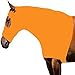 Sleazy Sleepwear for Horses X-Large Solid Zipper Stretch Hood - Neon Orange