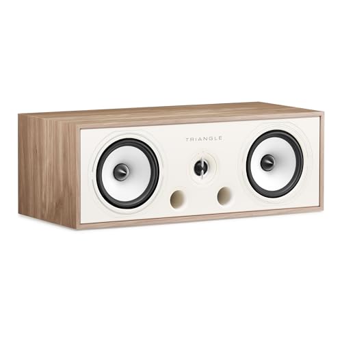 Image of triangle BRC2 Center Channel Speaker - 2 Way Design - 25mm Silk Dome Tweeter (Light Oak)