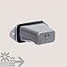 TRUE MODS Gray LED License Plate Boat Trailer Light [Surface Mount] [DOT FMVSS 108] [SAE L] [Waterproof] [12V DC] Universal Submersible Tag Lamp for Auto Work Utility Flatbed Dump Box Semi Truck RV