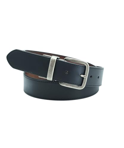 Image of Levi Strauss Signature - Premium Leather Reversible Belt for Men for Jeans, Work, Dress & Casual pants | Cinturon Para Hombre