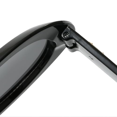 bullabulling Retro Oval Sunglasses for Women Men 90s Vintage Small Lens UV400 Leopard Design3