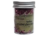 Stampendous Frantage Crushed Glass Glitter for Arts and Crafts, Fuchsia