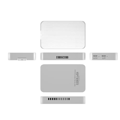 Carcasa externa USB4 v2.0 para SSD M.2 NVMe, 80Gbps miniatura 7