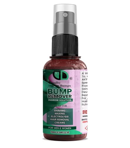 Bump Removal & Piercing Bump Treatment Shrinking Drops | Bump Free Piercing Aftercare | Piercing Cleaner & Keloid Scar Removal | for Piercing Bumps and Keloids 10ML SPRAY