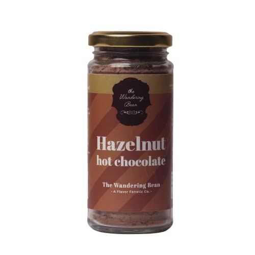 The Wandering Bean Rich chocolate and Cocoa Powder Hazelnut Flavoured | 100% Natural, Vegan and Gluten-Free | Enjoy Hot or Cold (150 Grams) Gift Festive, Best Gift Hamper-image-9