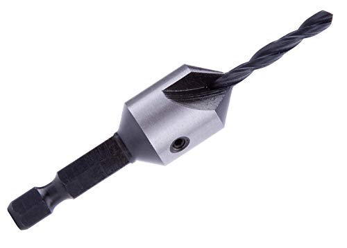 ENT 45670 Pilotbohrer WS, Durchmesser (D) 10 mm, D2 2,8 mm, GL 50 mm, S 1/4 6-kant Bit Aufnahme