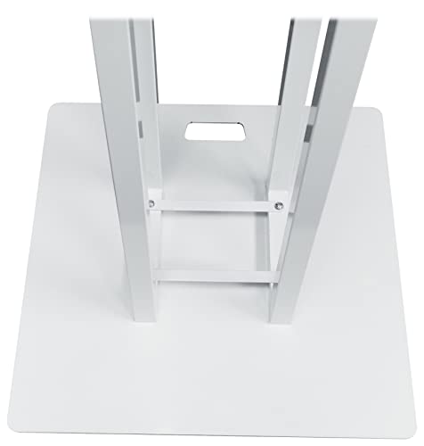 Rockville RTP33-TV- WITH TV MOUNT WHITE 1) Rtp33-Tv Pro Totem Dj Speaker/Lighting Stand W/Detachable Tv Mount thumb #1
