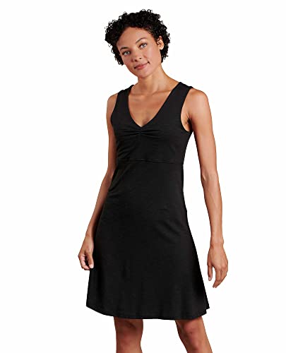 Toad&Co Rosemarie Sleeveless Dress Black XL