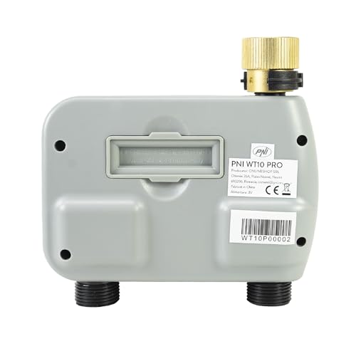 PNI WT10 PRO Irrigation Programmer, LCD Display, 3/4 Metal Connection, 2 Outputs, Dark Green, White, 150 X 50 X 100mm - Image 4